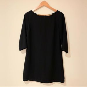 Leith 3/4 Sleeve Boatneck Shift Dress